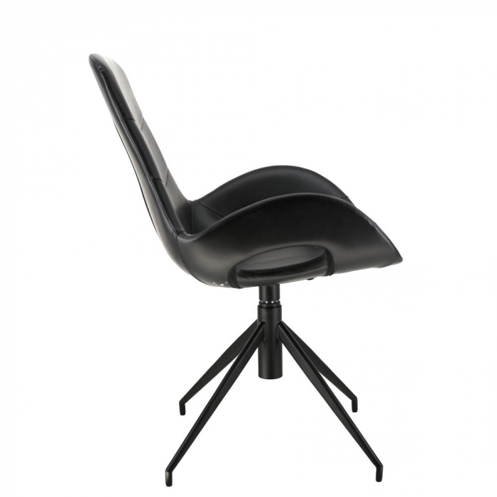 Обеденное кресло Everprof Freedom Экокожа Черный