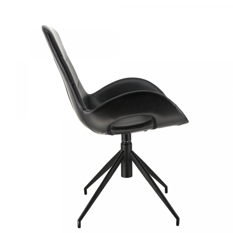 Обеденное кресло Everprof Freedom Экокожа Черный