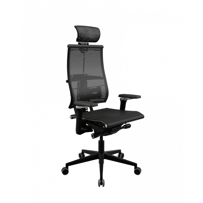 Кресло руководителя Yoga Spine Black Edition