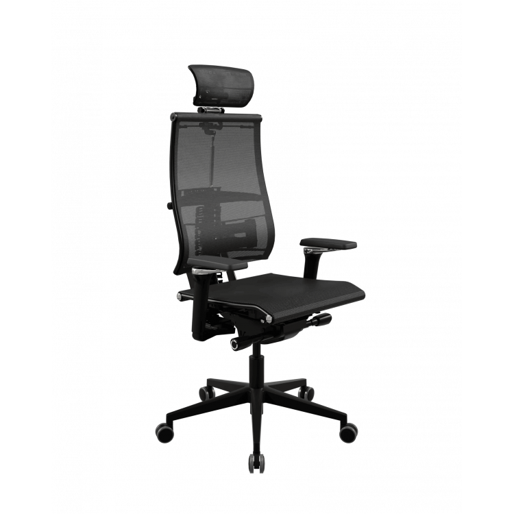 Кресло руководителя Yoga Spine Black Edition