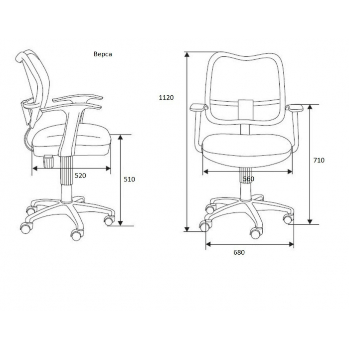 Верса Темно-коричневый Топ-Ган Lux