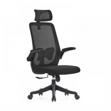 Кресло SitUp AMELIA A (Амелия) PL Black (сетка Black/ткань Black)