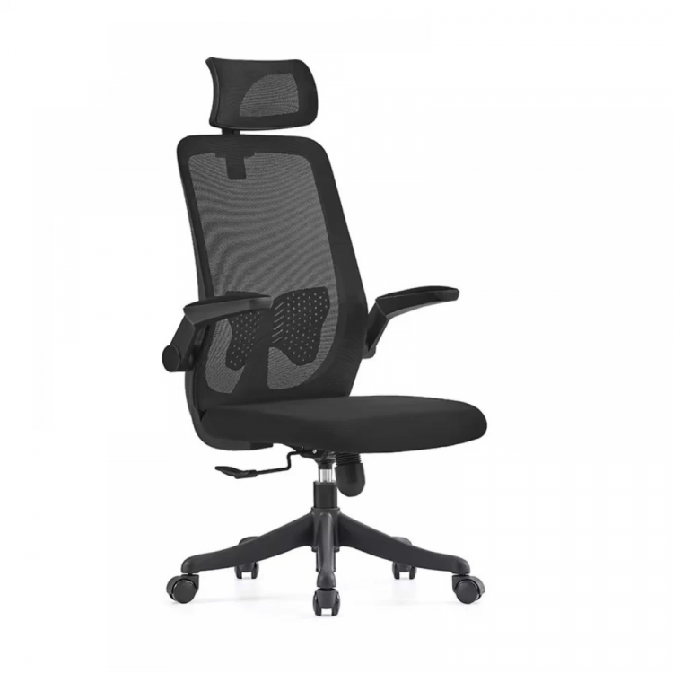 Кресло SitUp AMELIA A (Амелия) PL Black (сетка Black/ткань Black)