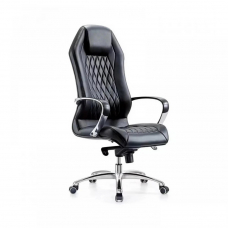 Кресло SitUp APOLLO (Аполло) chrome (экокожа Black/Black)