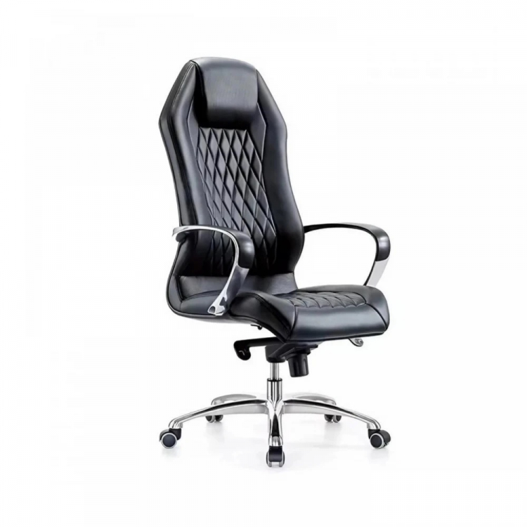 Кресло SitUp APOLLO (Аполло) chrome (экокожа Black/Black)