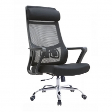 Кресло SitUp AURA (Аура) chrome (сетка Black/Black)