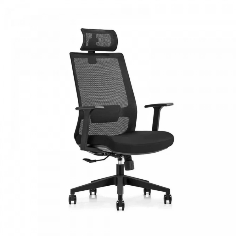 Кресло SitUp MADRID (Мадрид) PL Black (сетка Black/ткань Black)