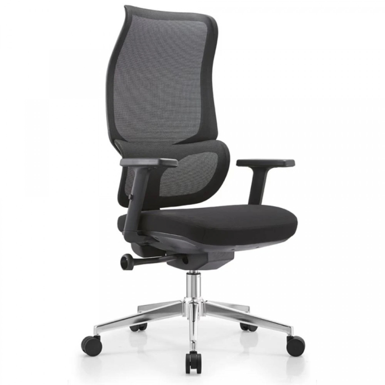 Кресло SitUp SAKURA (Сакура) Black chrome (сетка Black/ Black)