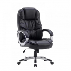 Кресло SitUp SANTA (Санта) chrome (экокожа Black/Black)