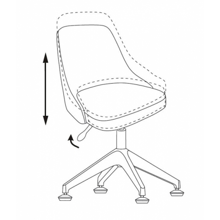 Кресло Бюрократ CH-340GLZ экомех хаки