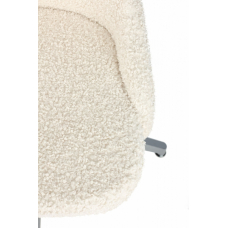 Кресло Бюрократ CH-340GLZ экомех молочный