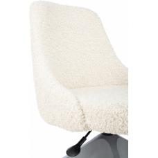 Кресло Бюрократ CH-340GLZ экомех молочный