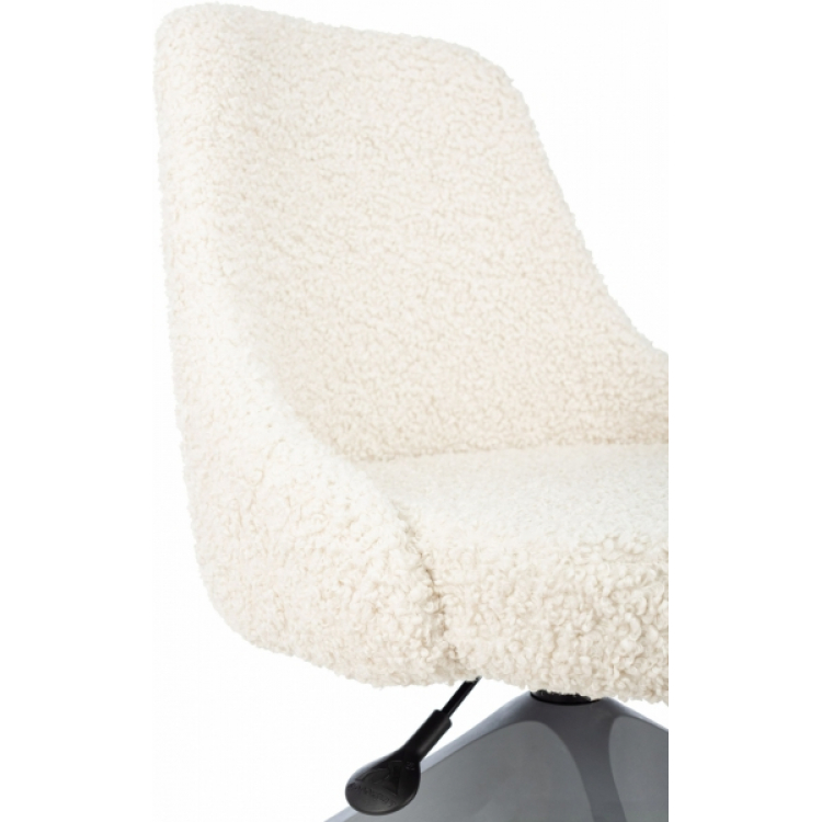 Кресло Бюрократ CH-340GLZ экомех молочный