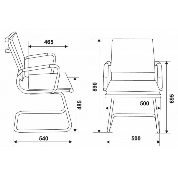 Кресло Бюрократ CH-993-LOW-V/M01