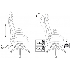 Кресло Бюрократ MC-101-H
