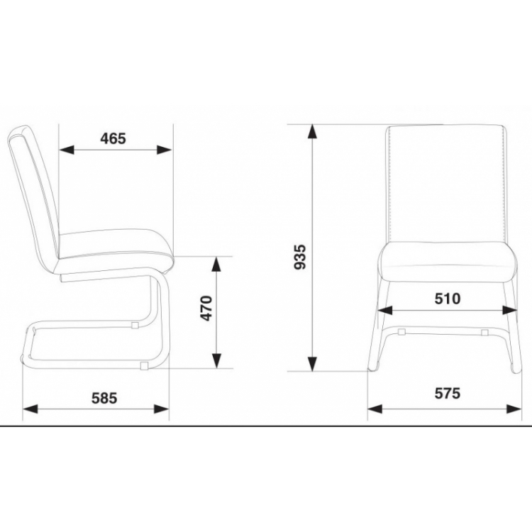 Кресло на полозьях CH-250-V