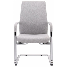 Кресло на полозьях Jons-Low-V кашемир серый