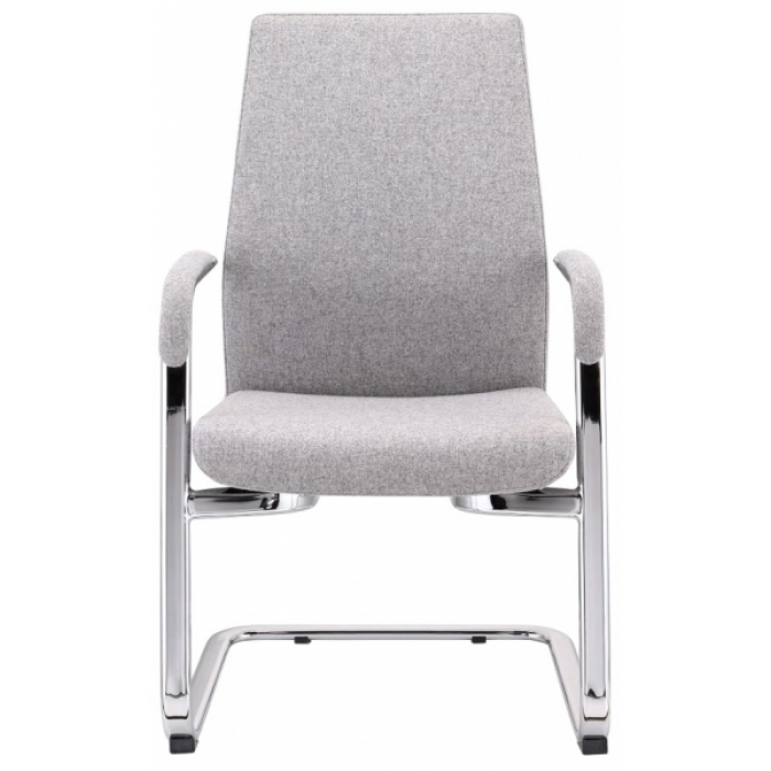 Кресло на полозьях Jons-Low-V кашемир серый