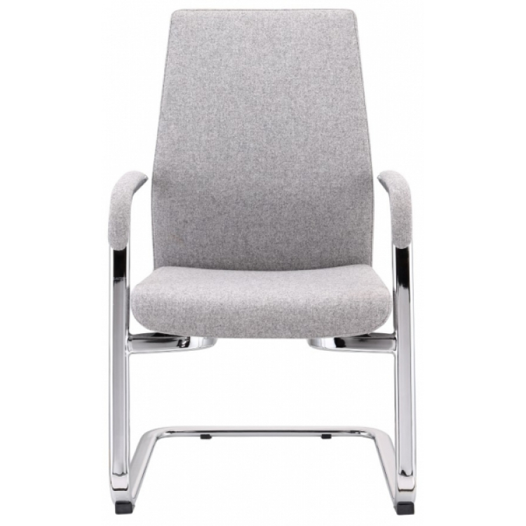 Кресло на полозьях Jons-Low-V кашемир серый