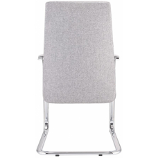 Кресло на полозьях Jons-Low-V кашемир серый