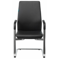 Кресло на полозьях Jons-Low-V кожа черная