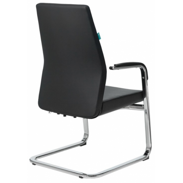 Кресло на полозьях Jons-Low-V кожа черная