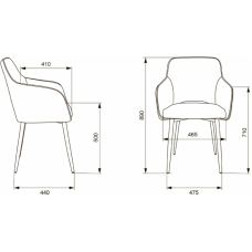 Стул Бюрократ KF-7