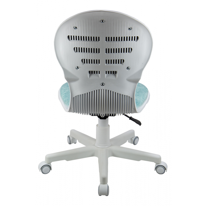 Кресло 1139 FW PL White велюр Bliss 10 голубой