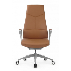 Кресло Zen 01E Оранжевый/Металл Серебристый