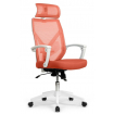 Кресло Oliver RCH W-203AC Белый пластик/Оранжевый