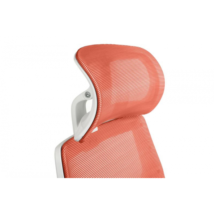 Кресло Oliver RCH W-203AC Белый пластик/Оранжевый