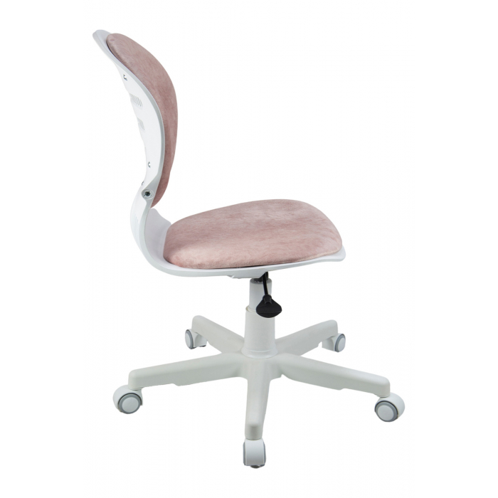 Кресло 1139 FW PL White велюр Bliss 08 розовый