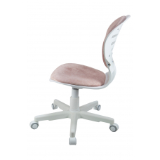 Кресло 1139 FW PL White велюр Bliss 08 розовый