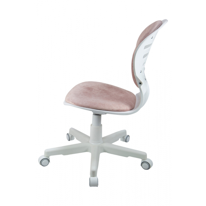 Кресло 1139 FW PL White велюр Bliss 08 розовый