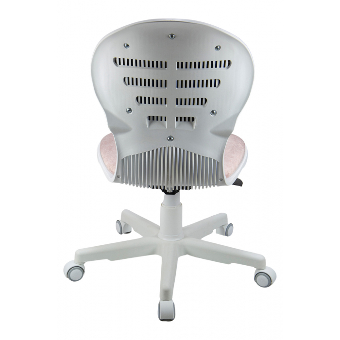 Кресло 1139 FW PL White велюр Bliss 08 розовый