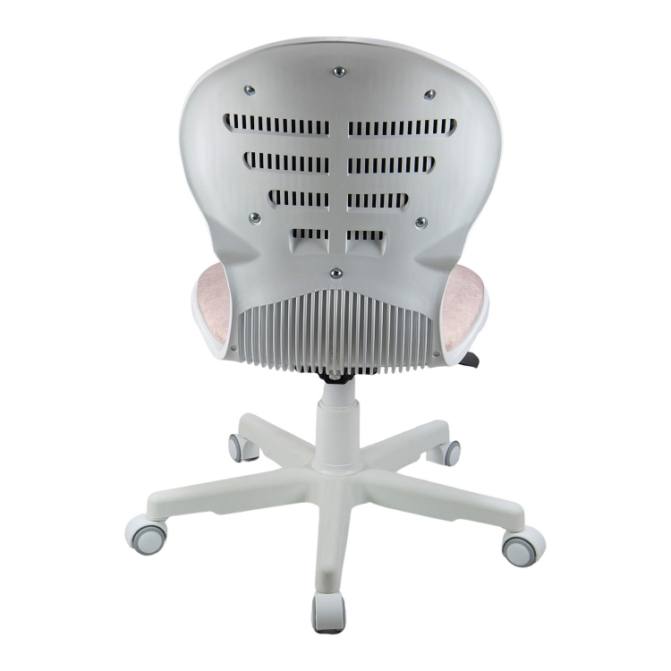 Кресло 1139 FW PL White велюр Bliss 08 розовый