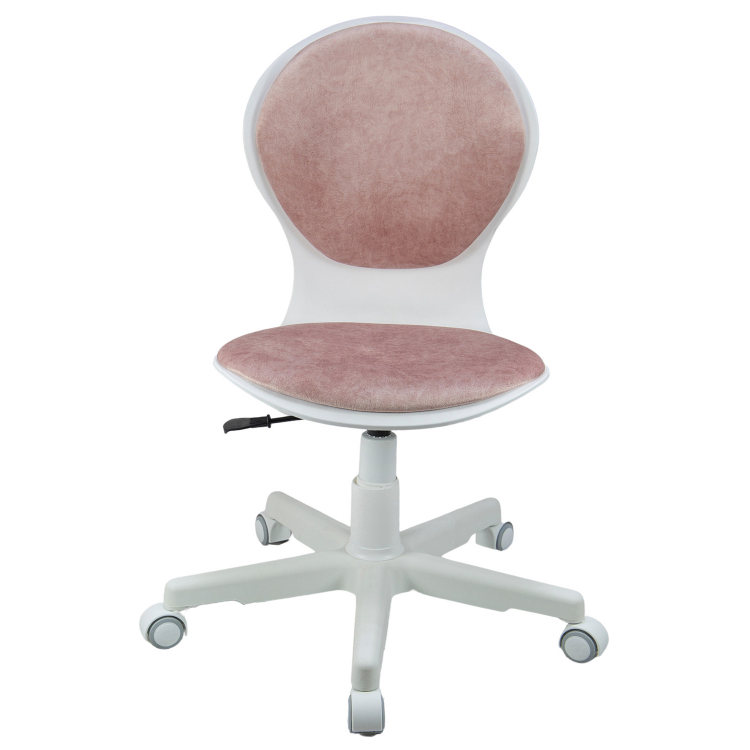 Кресло 1139 FW PL White велюр Bliss 08 розовый