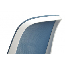 Кресло W-158 Белый Пластик/Синий