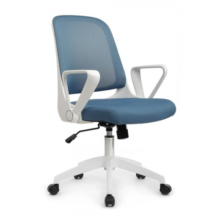 Кресло W-158 Белый Пластик/Синий