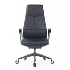 Кресло Zen 01E Синий/Металл Черный