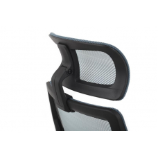 Кресло Oliver RCH W-203AC Черный пластик/Синий