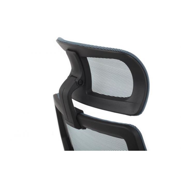 Кресло Oliver RCH W-203AC Черный пластик/Синий