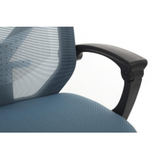 Кресло Oliver RCH W-203AC Черный пластик/Синий