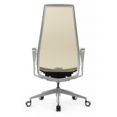 Кресло Zen 01E Бежевый/Металл Серебристый