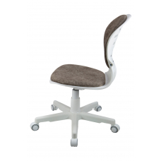 Кресло 1139 FW PL White велюр Bliss 07 шоколад