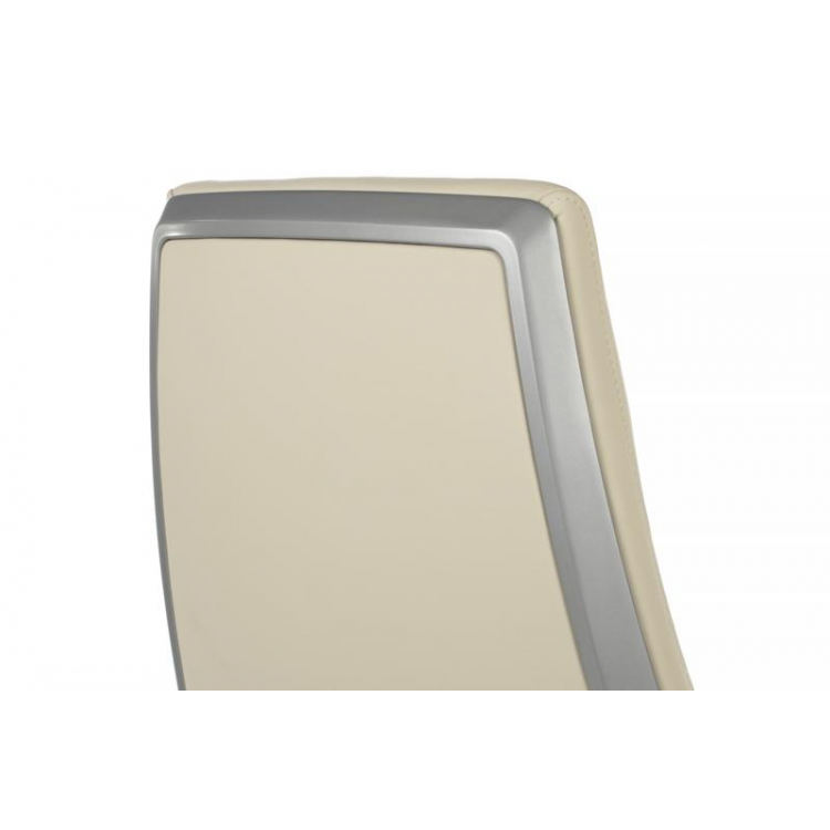 Кресло Zen 01E Бежевый/Металл Серебристый