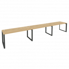 Onix Рабочая станция на О-образном м/к O.MO-RS-3.4.7 Тиквуд Светлый/Металл Антрацит 4740*720*750