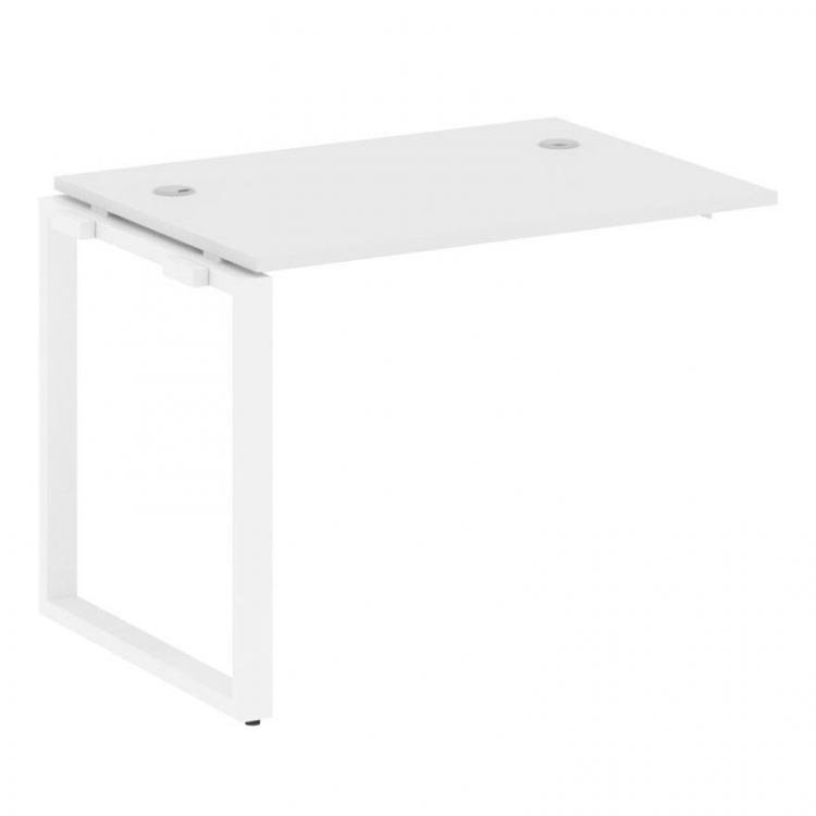 Metal System Проходной элемент рабочей станции на О-образном м/к БО.ПРС-СП-1.1 Белый/Металл Белый 10