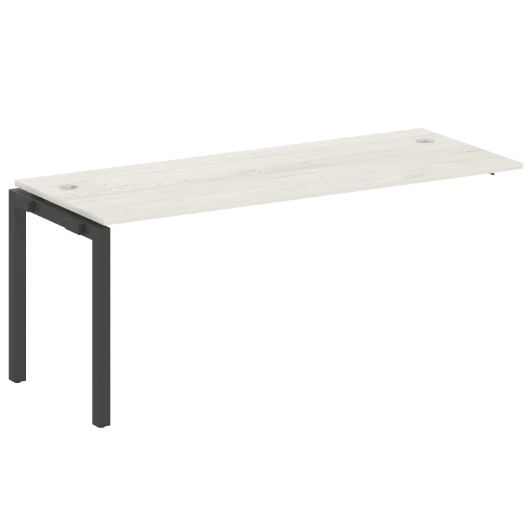 Metal System Quattro Проходной элемент рабочей станции на П-образном м/к 50БП.ПРС-СП-1.5 Дуб Наварра