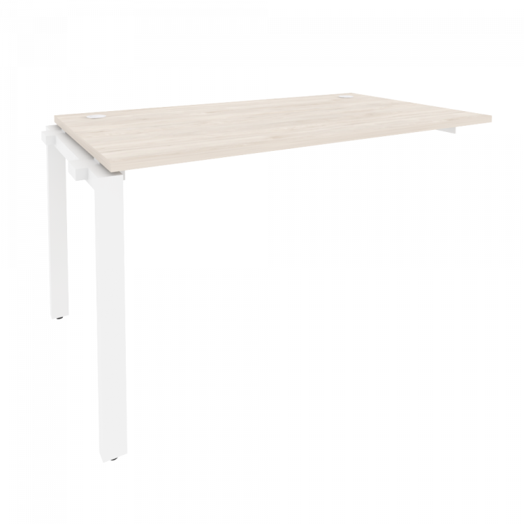 Onix Наборный элемент рабочей станции на П-образном м/к O.MP-1.NRS-3.8 Денвер Светлый/Металл Белый 1